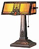 Mission Stained Glass Desk Lamp
