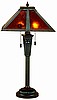Mission Deco Mica Table Lamp