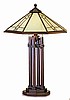 Mission Assyrian Tiffany Table Lamp