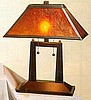 Mission Bronze Mica Desk Lamp