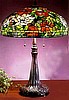 Floral Tiffany Stained Glass Table Lamp