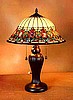 Tiffany Stained Glass Victorian Table Lamp