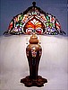 Stained Glass Tiffany Table Lamp Victorian