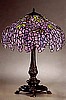 Tiffany Wisteria Stained Glass Table Lamp