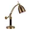Antique Brass Curved Arm Desk Lamp