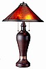 Mission Craftsman Large Mica Table Lamp
