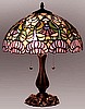 Classic Victorian Tiffany Stained Glass Table Lamp