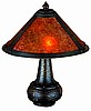 Arts & Crafts Mission Mica Table Lamp