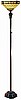Stained Glass Torchiere Floor Lamp