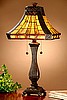 Classic Tiffany Stained Glass Table Lamp