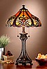 Tiffany Stained Glass Victorian Table Lamp