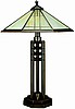 Mission Assyrian Tiffany Table Lamp