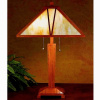 Mission Prairie Tiffany Wood Table Lamp