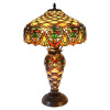 Stained Glass Tiffany Table Lamp w/Lighted Base
