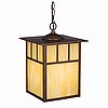 Large Mission Craftsman Copper Style Pendant Light