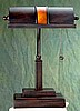 Arts & Crafts Bronze Mica Desk Lamp