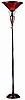 Mission Craftsman Style Mica Torchiere
