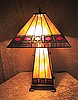 Mission Craftsman Table Tiffany Stained Glass Lamp