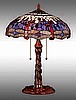 Dragonfly Tiffany Stained Glass Table Lamp