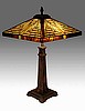 Craftsman Mission Tiffany Table Lamp