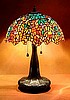Wisteria Stained Glass Tiffany Table Lamp