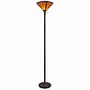 Mission Craftsman Mica Torchiere Floor lamp