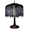 Tiffany Wisteria Stained Glass Table Lamp
