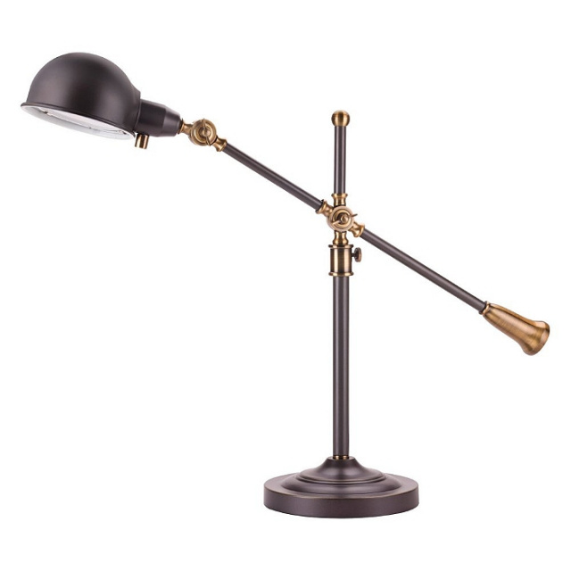 Bronze & Antique Brass Balance Arm Desk Lamp