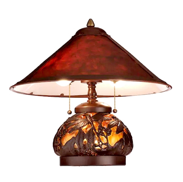 Mission Dragonfly Mica Table Lamp