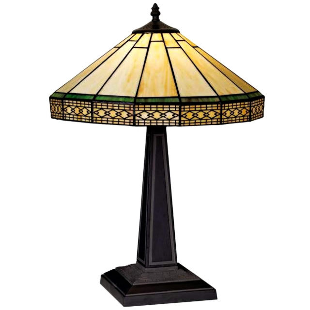 Mission Filigree Tiffany Bronze Table Lamp
