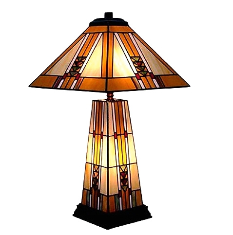 Mission Frank Lloyd Wright Style Lamp