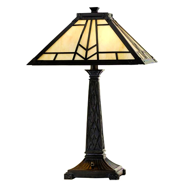 Tiffany Mission Prairie Bronze Table Lamp