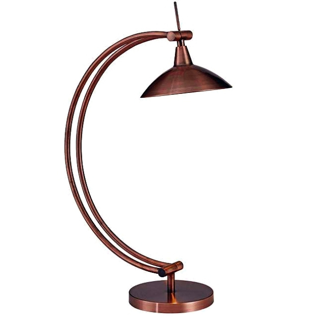 Vintage Copper Finish Desk Lamp