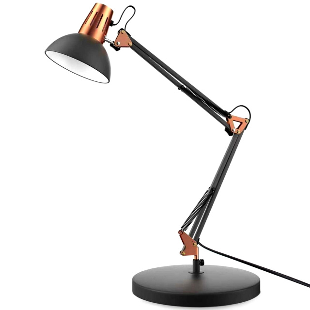 Vintage Copper Finish Desk Lamp