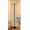 Tiffany Style Stained Glass Mission Torchiere Floor Lamp