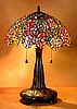 Stained Glass Wisteria Tiffany Table Lamp