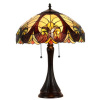 Baroque Tiffany Stained Glass Table Lamp