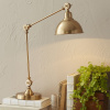 Brushed Brass Pharmacy Arm Desk Lamp