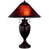 Mission Mica & Dark Bronze Table Lamp