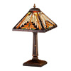 Southwest Tiffany Mission Stained Glass Table Lamp